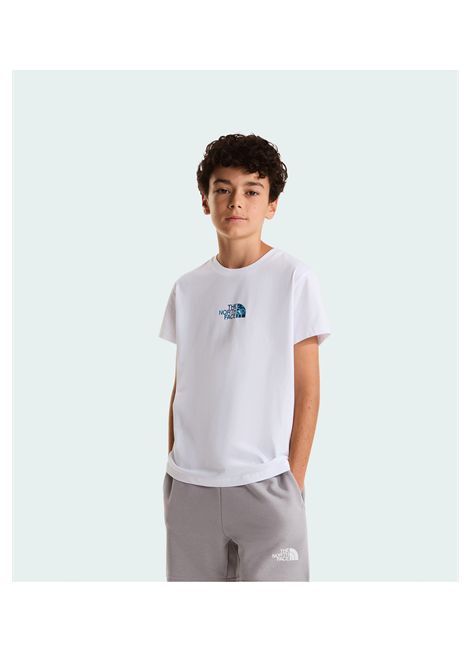 The North Face Liquid Logo Tee White Junior THE NORTH FACE | T-shirt | NF0A8G1W-FN4
